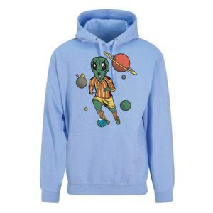 Alien Space Soccer Player Unisex Surf Hoodie