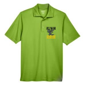 Alien Storming Area 51 Ninja Run Men's Origin Performance Pique Polo