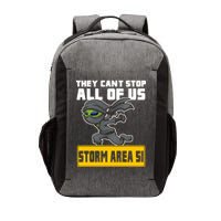 Alien Storming Area 51 Ninja Run Vector Backpack