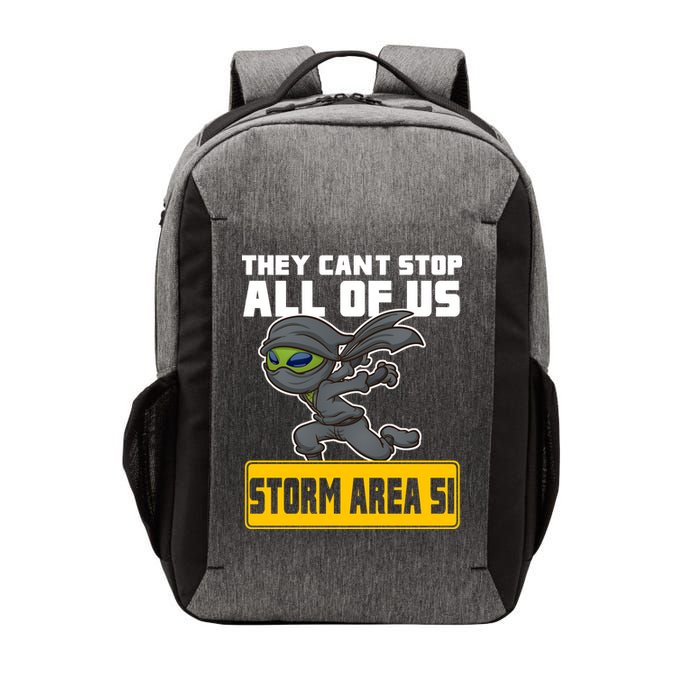 Alien Storming Area 51 Ninja Run Vector Backpack
