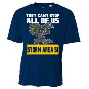 Alien Storming Area 51 Ninja Run Cooling Performance Crew T-Shirt