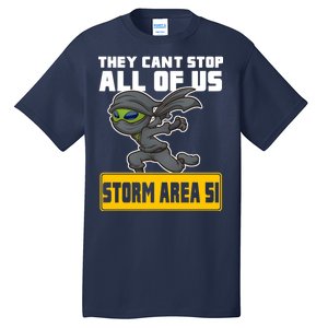 Alien Storming Area 51 Ninja Run Tall T-Shirt