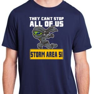 Alien Storming Area 51 Ninja Run Adult ChromaSoft Performance T-Shirt