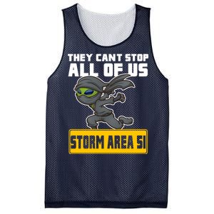 Alien Storming Area 51 Ninja Run Mesh Reversible Basketball Jersey Tank