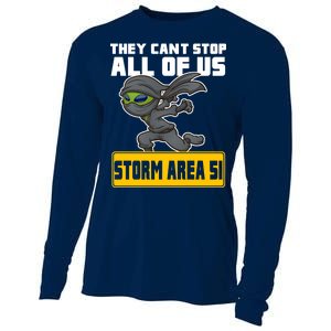 Alien Storming Area 51 Ninja Run Cooling Performance Long Sleeve Crew