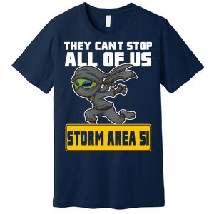 Alien Storming Area 51 Ninja Run Premium T-Shirt