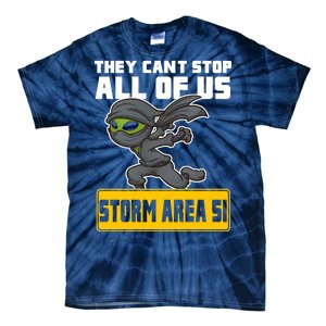 Alien Storming Area 51 Ninja Run Tie-Dye T-Shirt