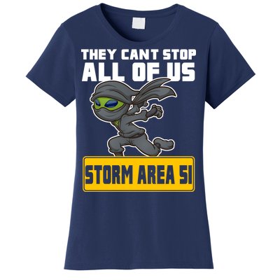 Alien Storming Area 51 Ninja Run Women's T-Shirt