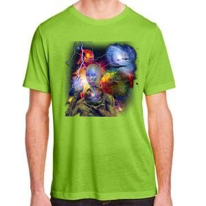 Alien Ufo In Space Adult ChromaSoft Performance T-Shirt