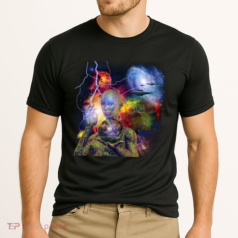 Alien Ufo In Space Performance Shirt