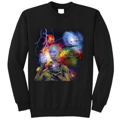 Alien Ufo In Space Sweatshirt