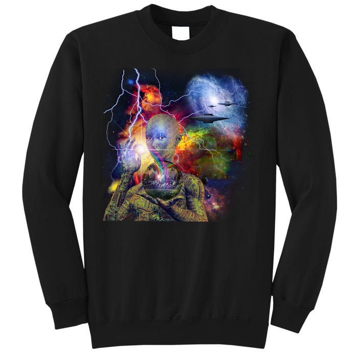 Alien Ufo In Space Sweatshirt