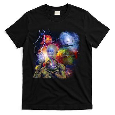 Alien Ufo In Space T-Shirt