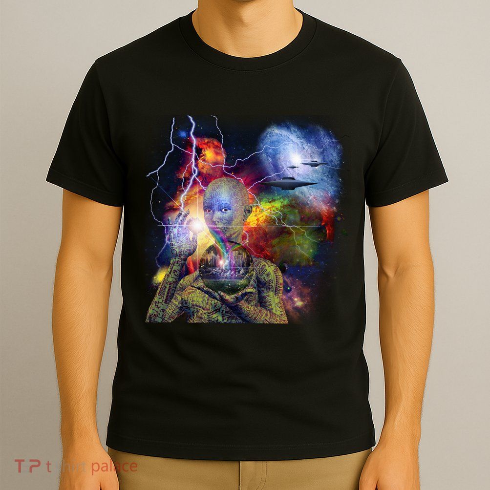 Alien Ufo In Space T-Shirt