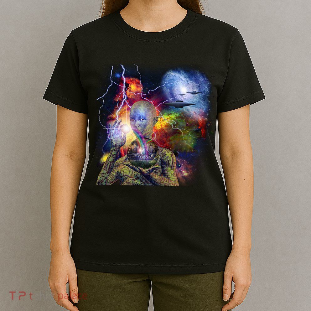 Alien Ufo In Space T-Shirt