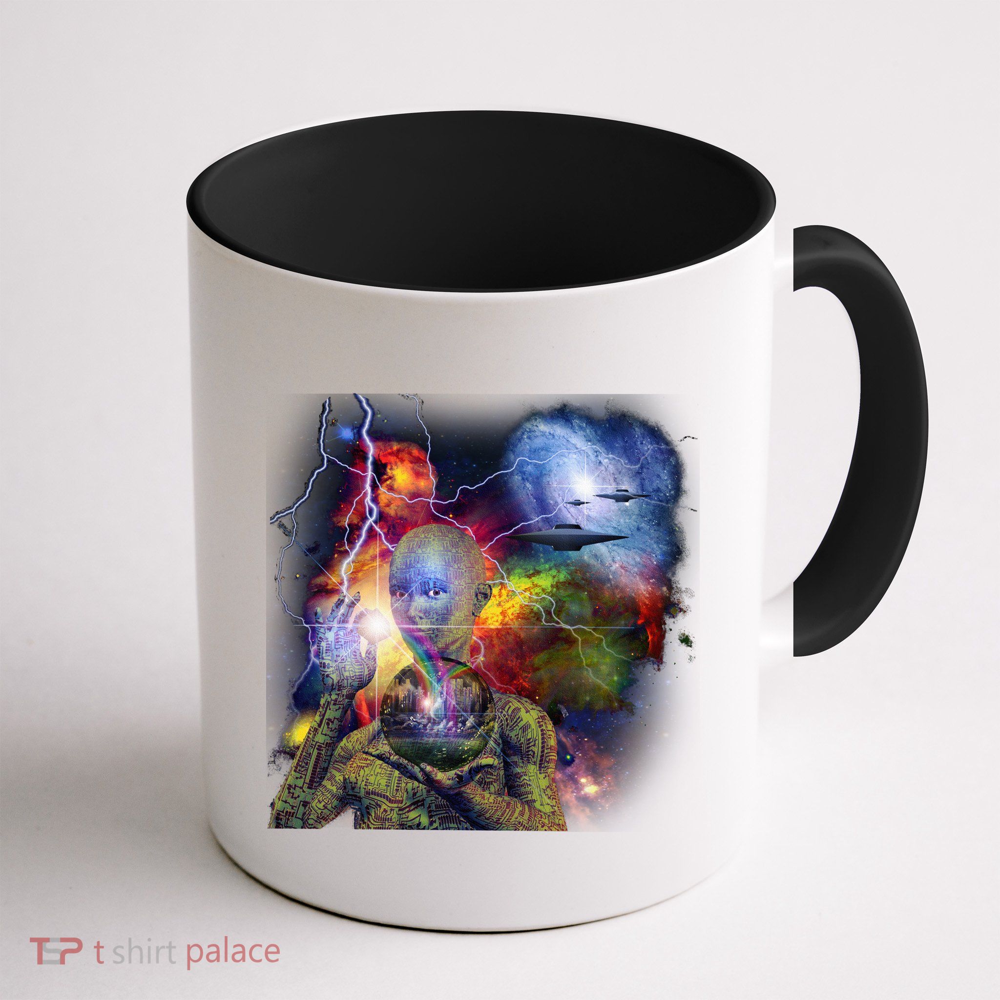 Alien Ufo In Space Mug