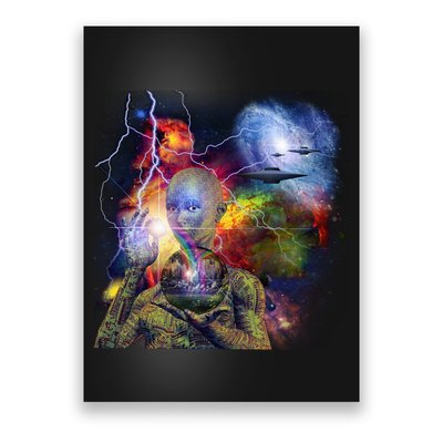 Alien Ufo In Space Poster