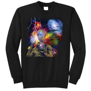 Alien Ufo In Space Tall Sweatshirt