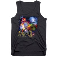 Alien Ufo In Space Tank Top