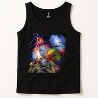 Alien Ufo In Space Tank Top