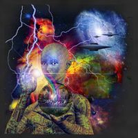 Alien Ufo In Space Golf Towel