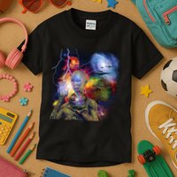 Alien Ufo In Space Kids T-Shirt