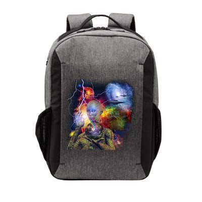 Alien Ufo In Space Vector Backpack