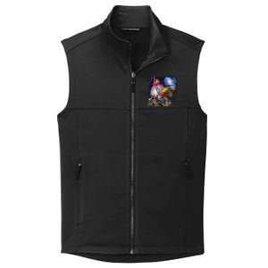 Alien Ufo In Space Collective Smooth Fleece Vest