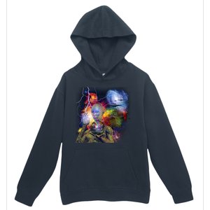 Alien Ufo In Space Urban Pullover Hoodie