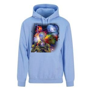 Alien Ufo In Space Unisex Surf Hoodie