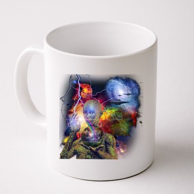 Alien Ufo In Space Coffee Mug