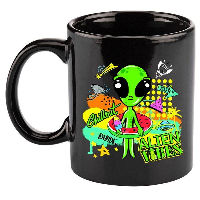 Alien Vibes Summertime 11oz C Handle Ceramic Mug