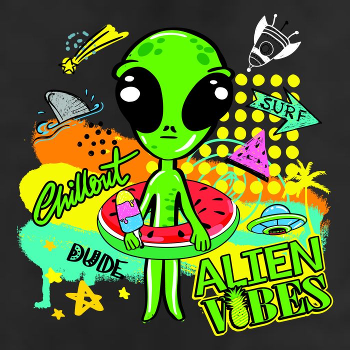 Alien Vibes Summertime 12oz Stainless Steel Coffee Mug