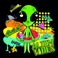 Alien Vibes Summertime 16oz Travel Tumbler
