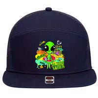 Alien Vibes Summertime 7 Panel Mesh Trucker Snapback Hat