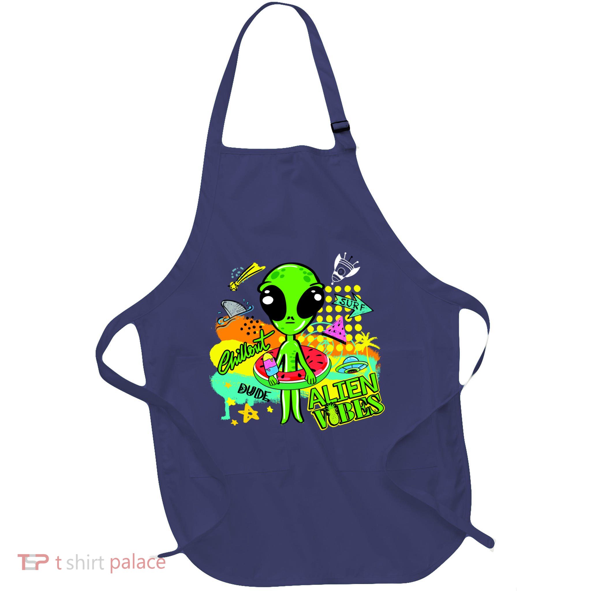 Alien Vibes Summertime Apron