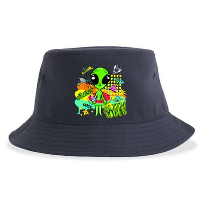 Alien Vibes Summertime Sustainable Bucket Hat