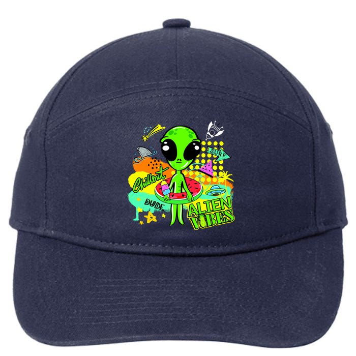 Alien Vibes Summertime 7-Panel Snapback Hat