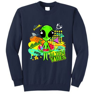 Alien Vibes Summertime Tall Sweatshirt