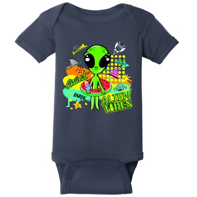 Alien Vibes Summertime Baby Bodysuit