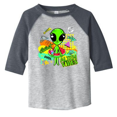 Alien Vibes Summertime Toddler Fine Jersey T-Shirt