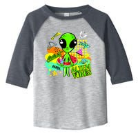 Alien Vibes Summertime Toddler Fine Jersey T-Shirt