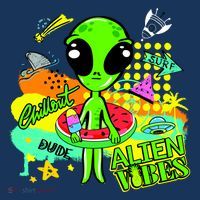 Alien Vibes Summertime Tank Top