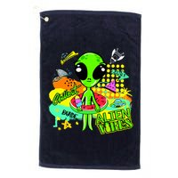 Alien Vibes Summertime Golf Towel