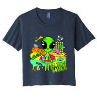 Alien Vibes Summertime Crop Top