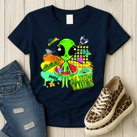 Alien Vibes Summertime Womens T-Shirt