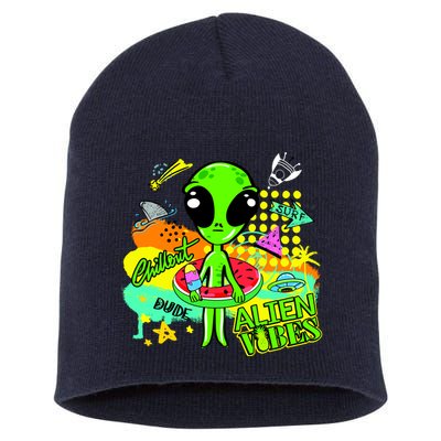 Alien Vibes Summertime Short Acrylic Beanie