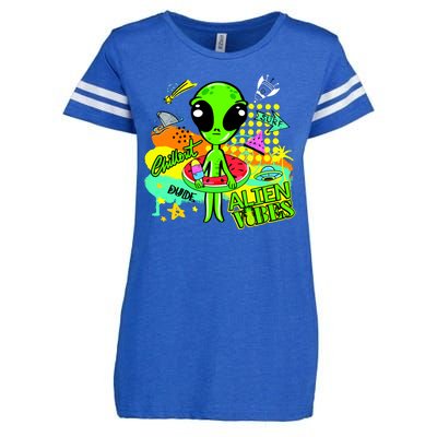 Alien Vibes Summertime Enza Ladies Jersey Football T-Shirt