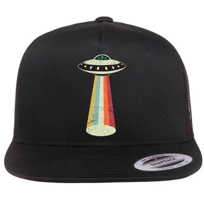 Alien Vintage UFO Space Ship Flatbill Hat