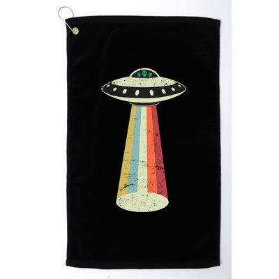 Alien Vintage UFO Space Ship Platinum Collection Golf Towel